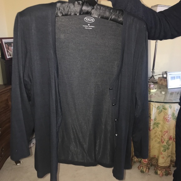 TALBOTS Black, lightweight cardigan - Picture 2 of 4